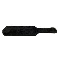 Rouge Fur-Trimmed Paddle Black - Sensory Delight