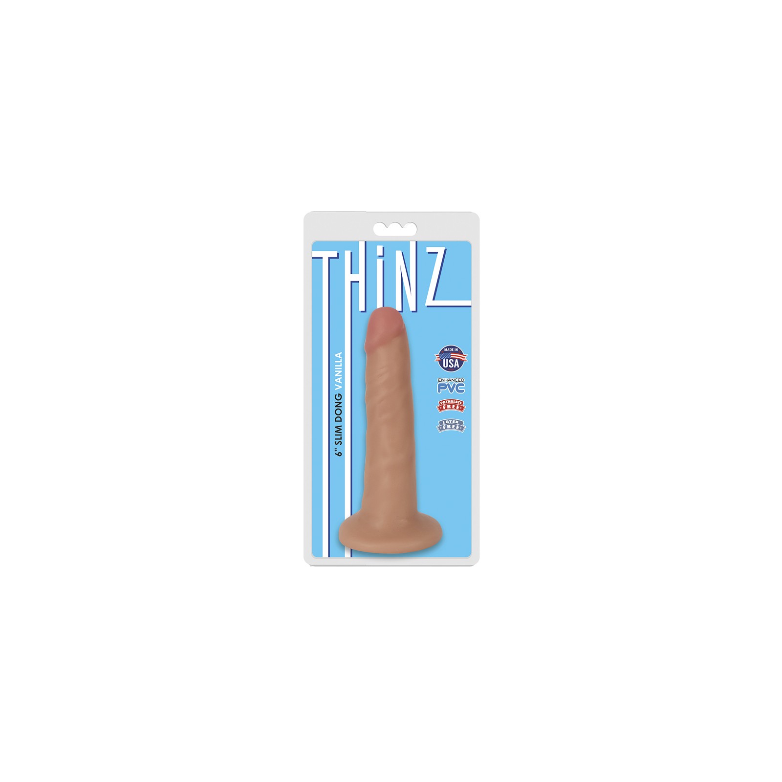 Curve Toys Thinz Slim Suction Cup Dildo - Realistic Experience