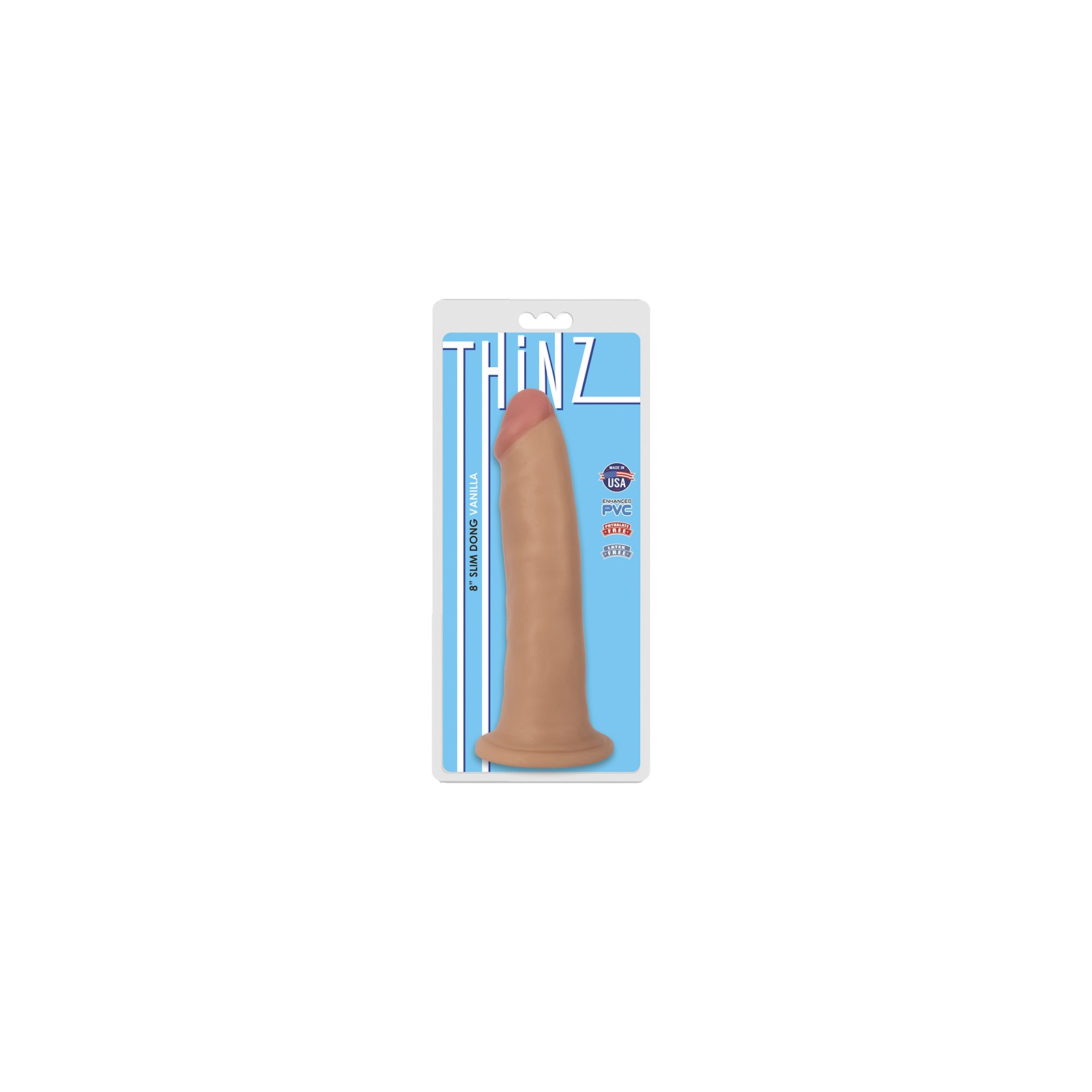 Curve Toys Thinz Slim Dildo with Suction Cup