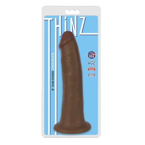 Dildo Delgado Curve Toys Thinz de 8 Pulgadas