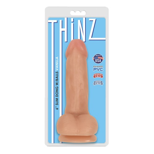 Curve Toys Slim Dildo with Suction Cup