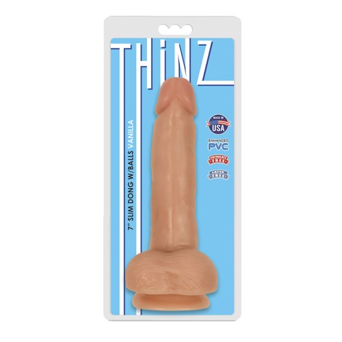 Curve Toys Slim Dildo with Suction Cup