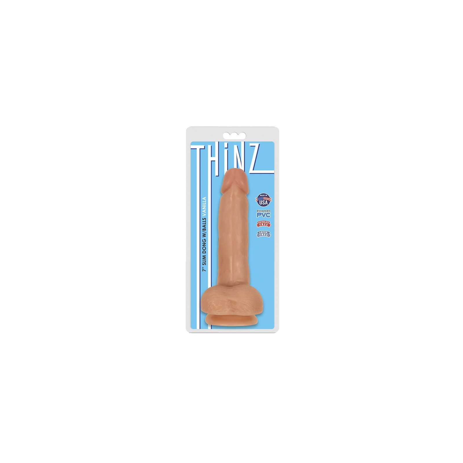 Dildo Slim Curve Toys con Base de Succión