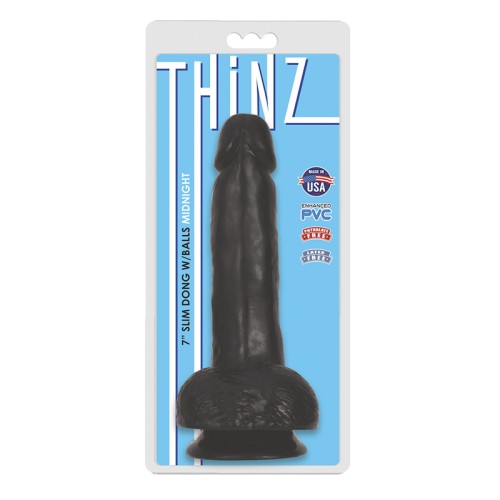 Dildo Slim Thinz de 7 in. con Ventosa de Curve Toys