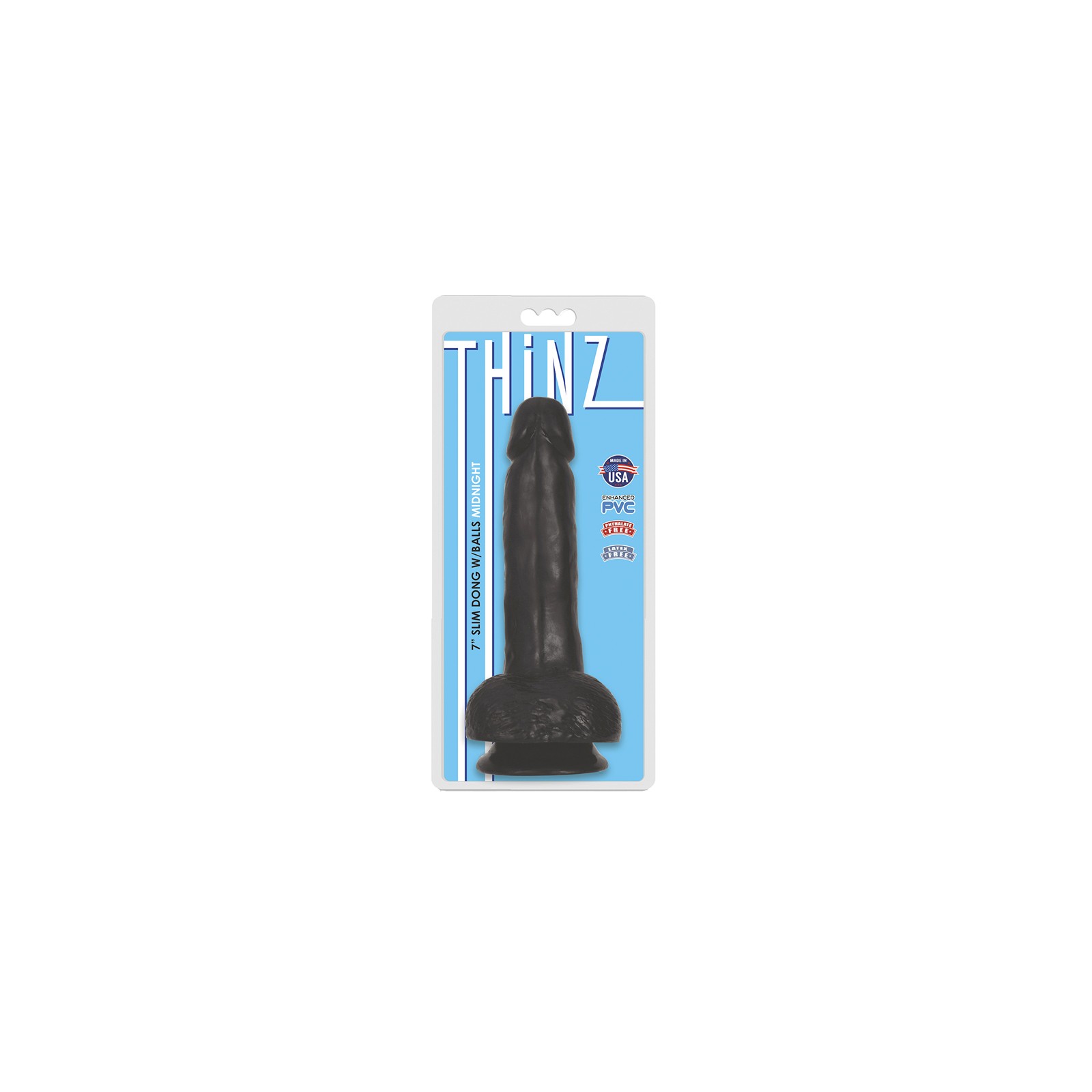 Curve Toys Thinz Slim Dildo 7 in. with Suction Cup