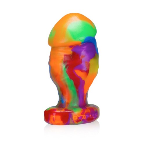 OxBalls Honcho-2 Buttplug Mediano Arcoíris - Experiencia Suave