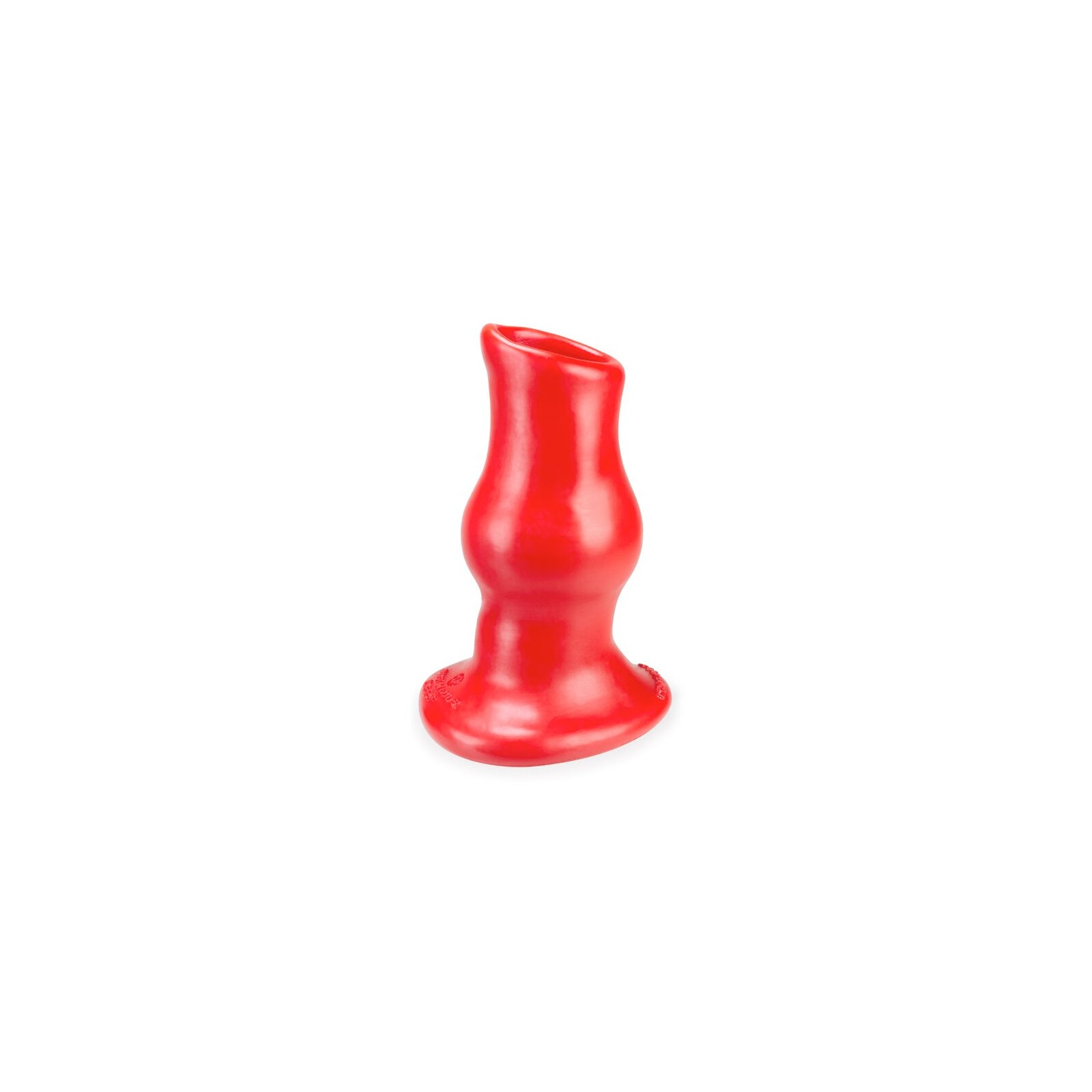 OxBalls Pig Hole Deep-2, Hollow Plug, Medium, Red