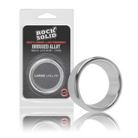 Rock Solid Brushed Alloy Ring