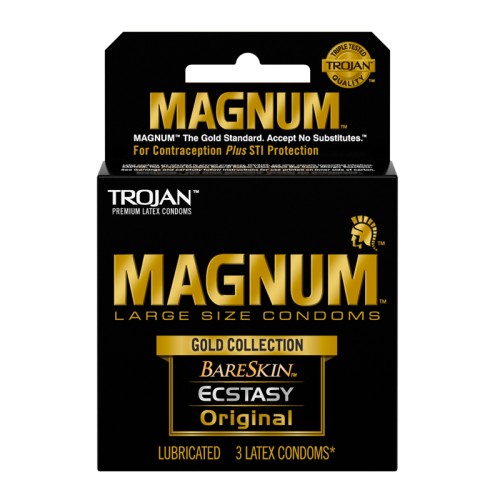 Trojan Magnum Colección Dorada 3pk