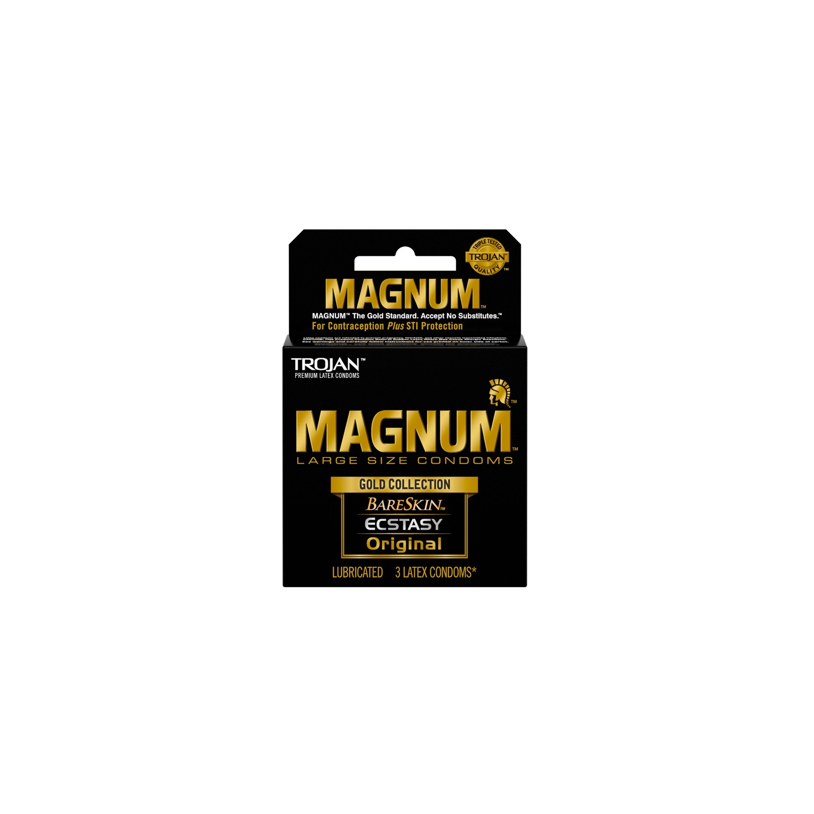 Trojan Magnum Gold Collection 3pk