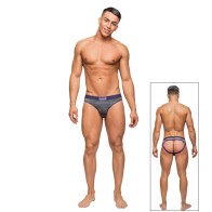 Male Power Heather Haze Cutout Thong