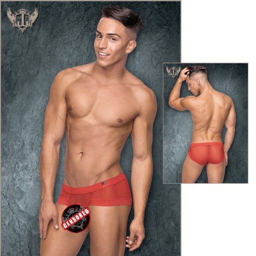 Male Power Hoser Micro Mini Hose Short Red