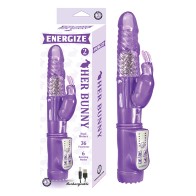 Energize Her Bunny 2 Recargable Doble Motores 36 Funciones Púrpura