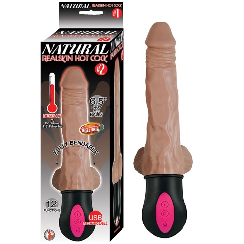 Realskin Hot Cock Totalmente Flexible para Placer Máximo