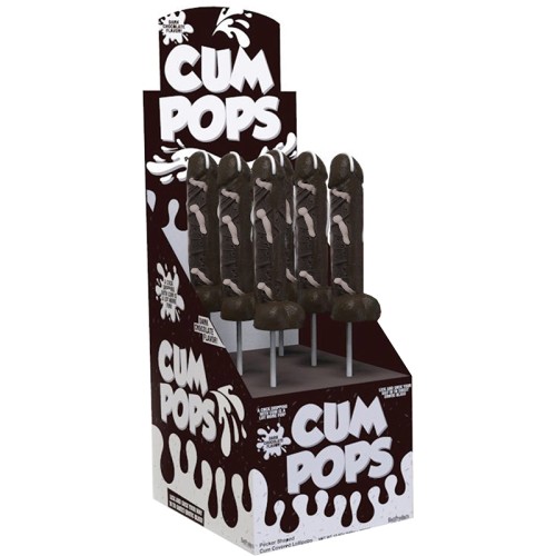 Cum Cock Pops Dark Chocolate Flavored Lollipops