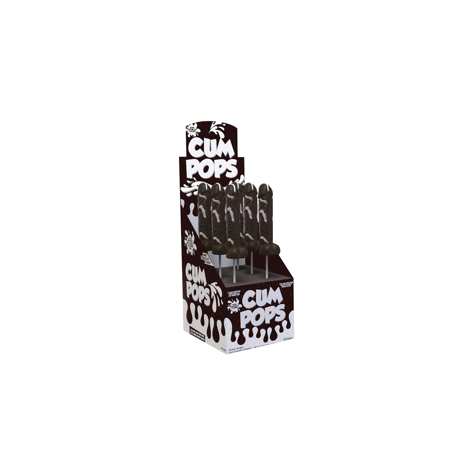 Cum Cock Pops Dark Chocolate Flavored Lollipops