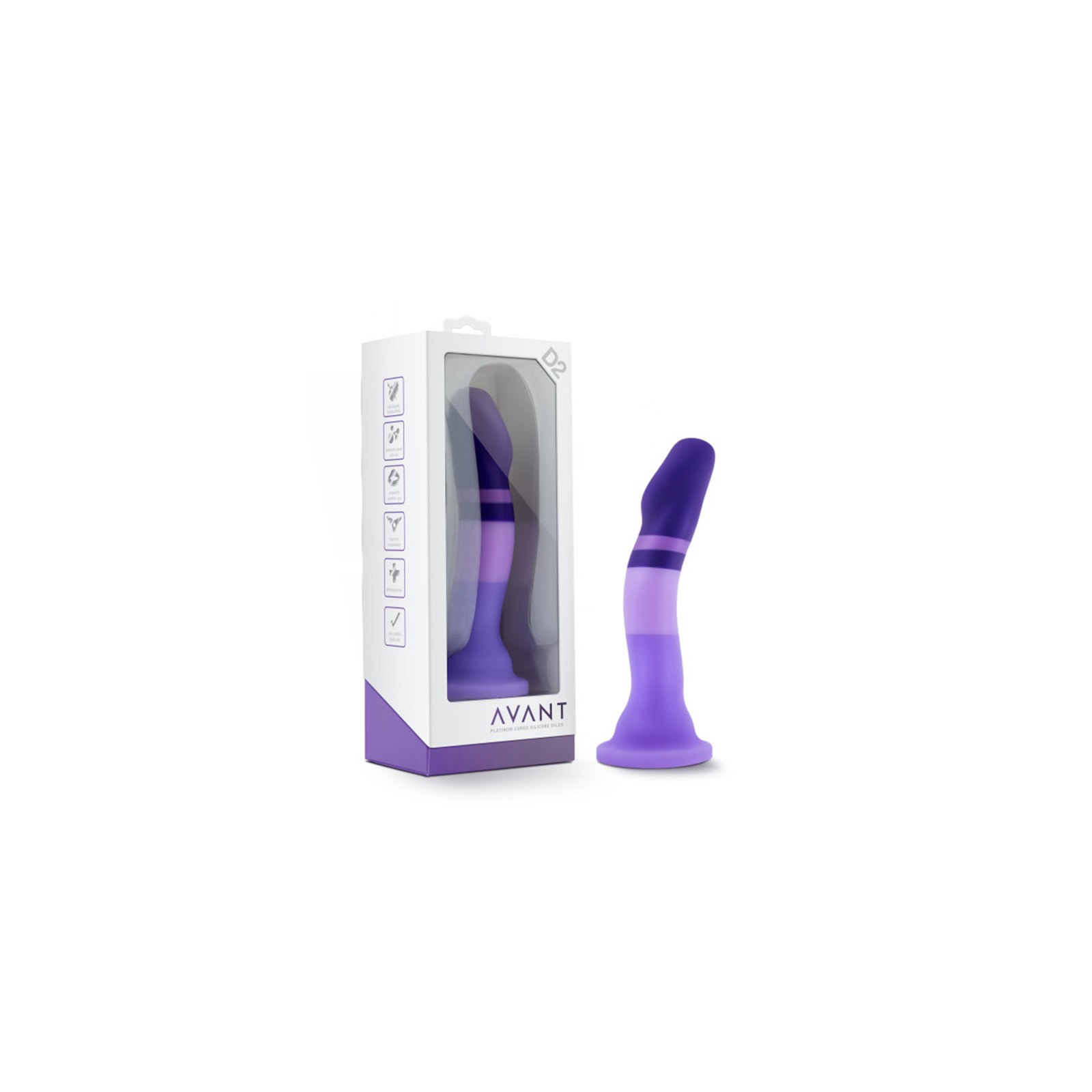 Avant D2 Purple Rain Dildo for Elegant Pleasure