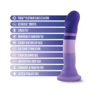 Dildo Avant D2 Purple Rain para Placer Elegante