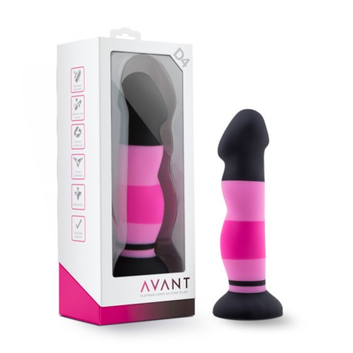 Avant D4 Pink Silicone Dildo - 8 Inch