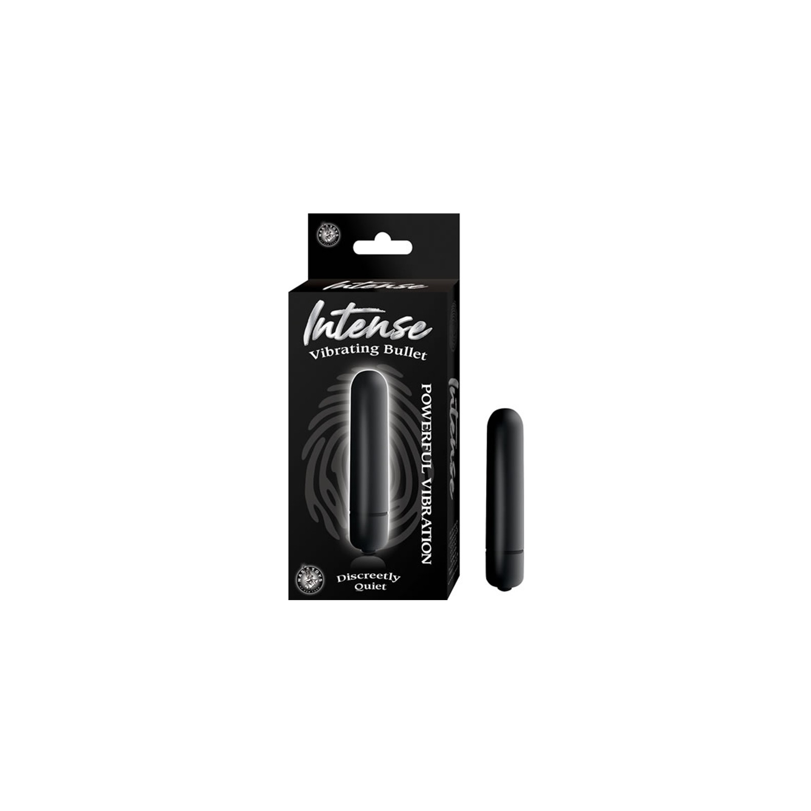 Intense Vibrating Bullet Black Waterproof