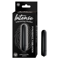 Intense Vibrating Bullet Black Waterproof