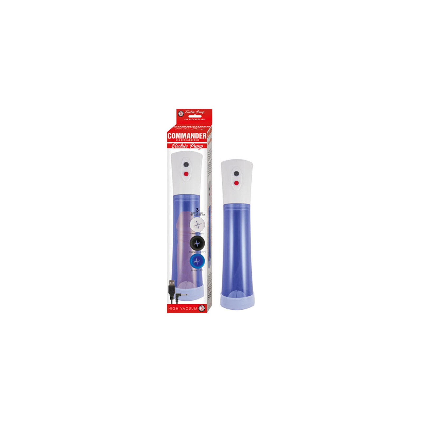 Commander Electric Vacuum Pump Blue