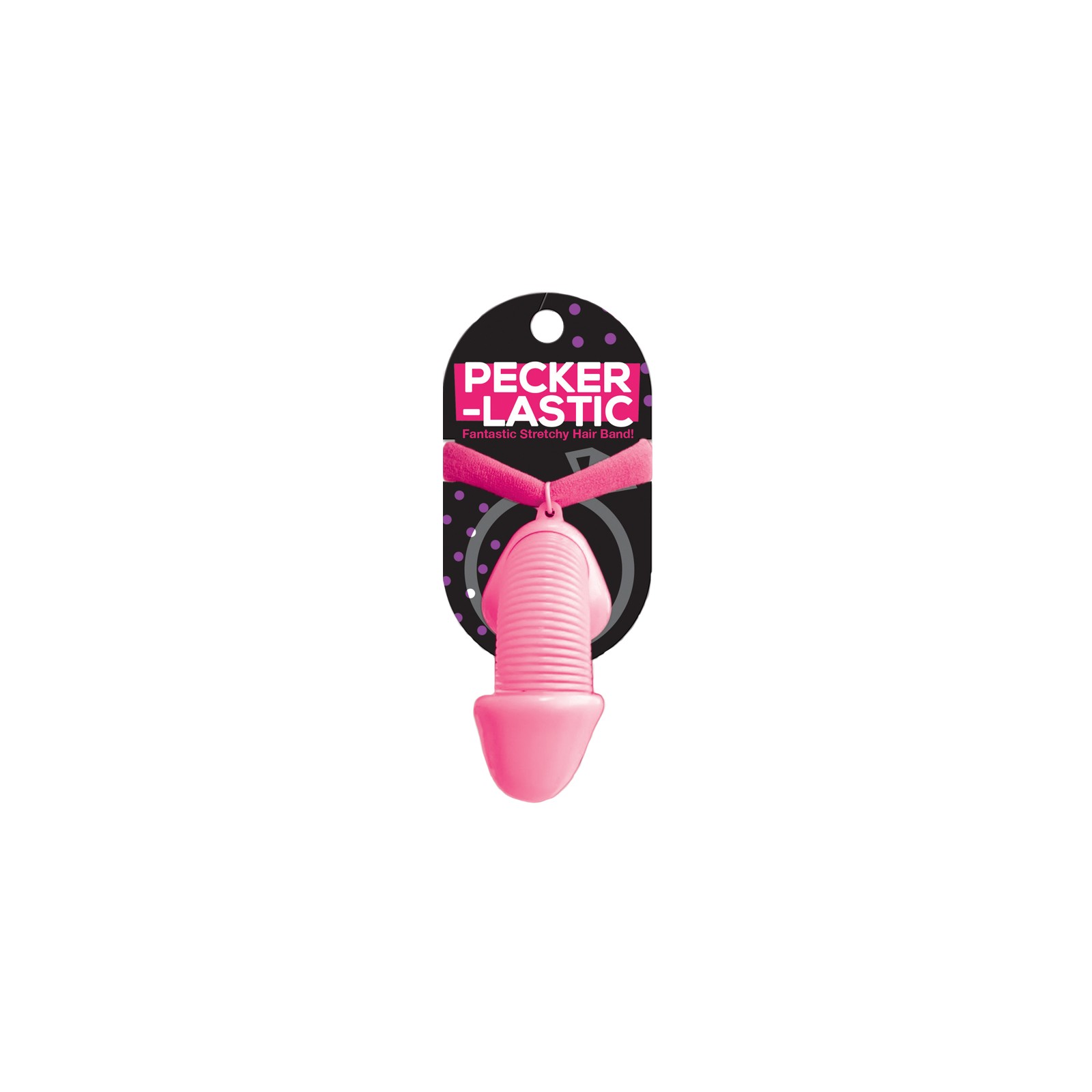 Lazada para el Cabello en Forma de Pene Rosa