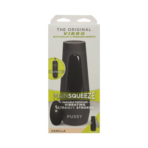 Main Squeeze The Original Vibro Pussy Vanilla for Exhilarating Pleasure