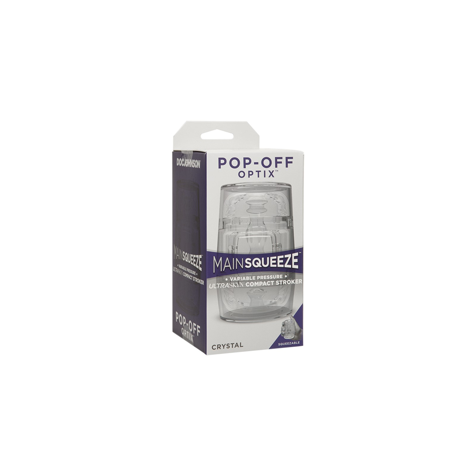 Main Squeeze POP-OFF Crystal Stroker