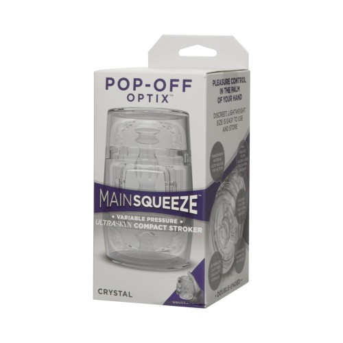 Main Squeeze POP-OFF Crystal Stroker