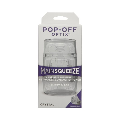 Main Squeeze POP-OFF OPTIX Vagina y Ano Crystal