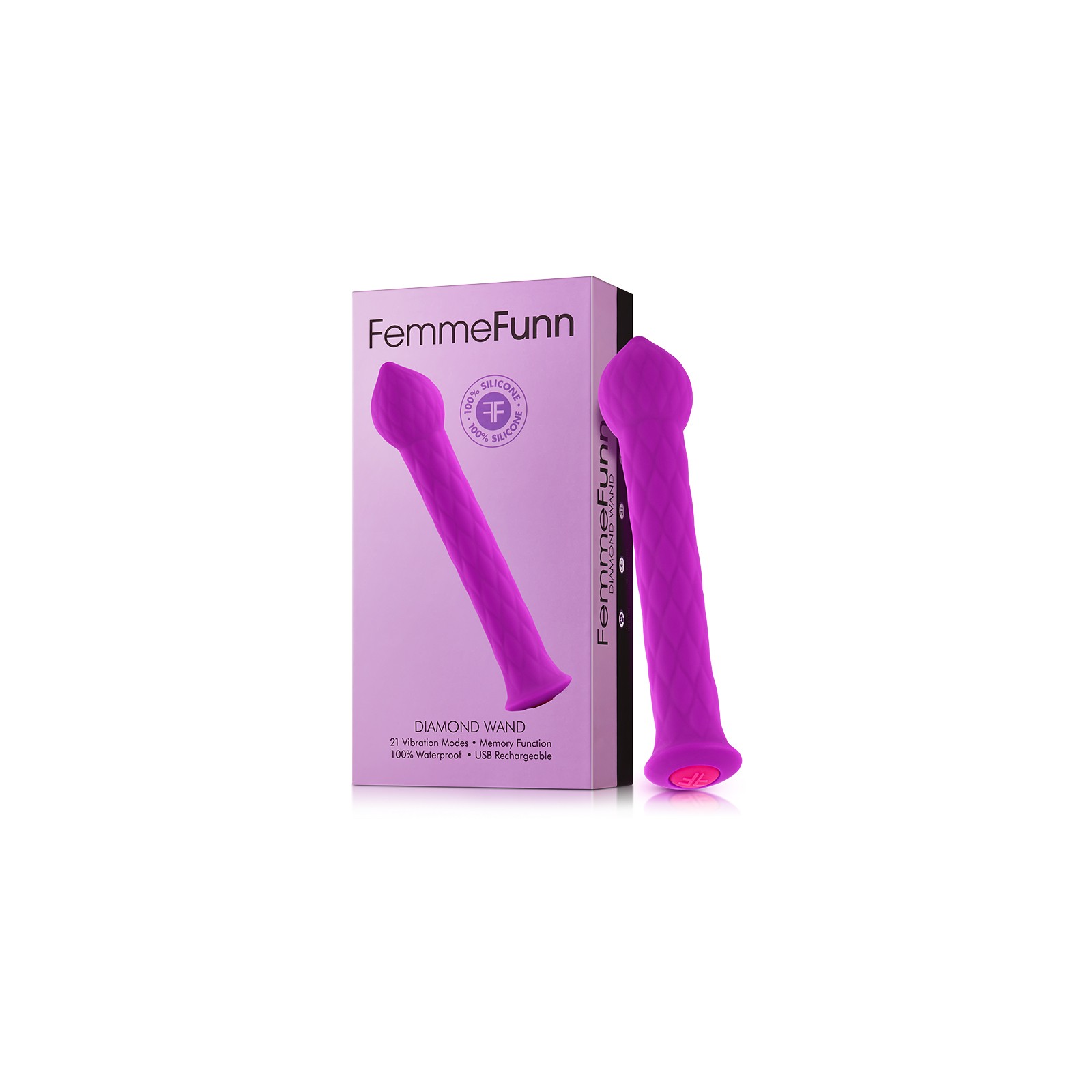 FemmeFunn Diamond Wand Rechargeable Vibrator