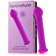 FemmeFunn Diamond Wand Rechargeable Vibrator