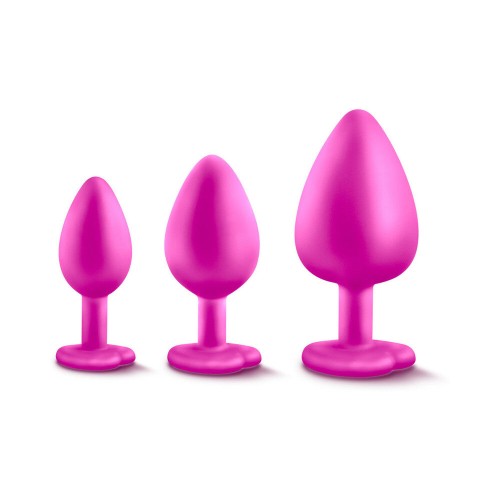 Luxe 3-Piece Bling Plug Training Kit Pink