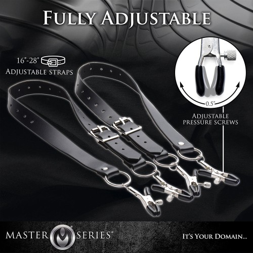 Master Series Labia Spreader Straps with Clamps