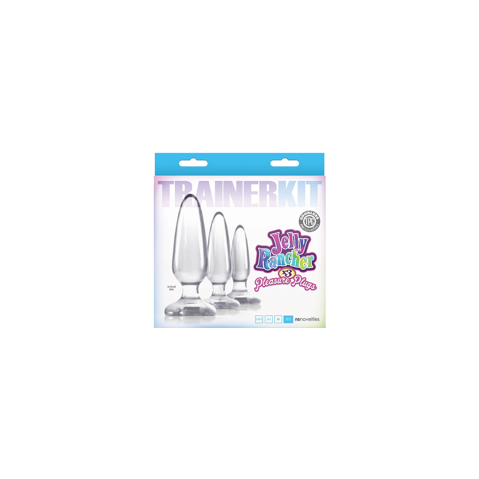 Jelly Rancher Pleasure Plugs Trainer Kit - Clear