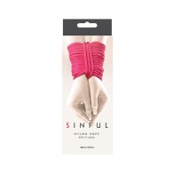 Cuerda de Nylon Sinful 25 ft Rosa