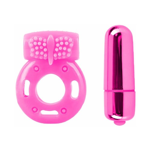 Pipedream Neon 3-Piece Couples Vibrating Kit in Pink