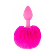 Pipedream Neon Bunny Tail Silicone Anal Plug