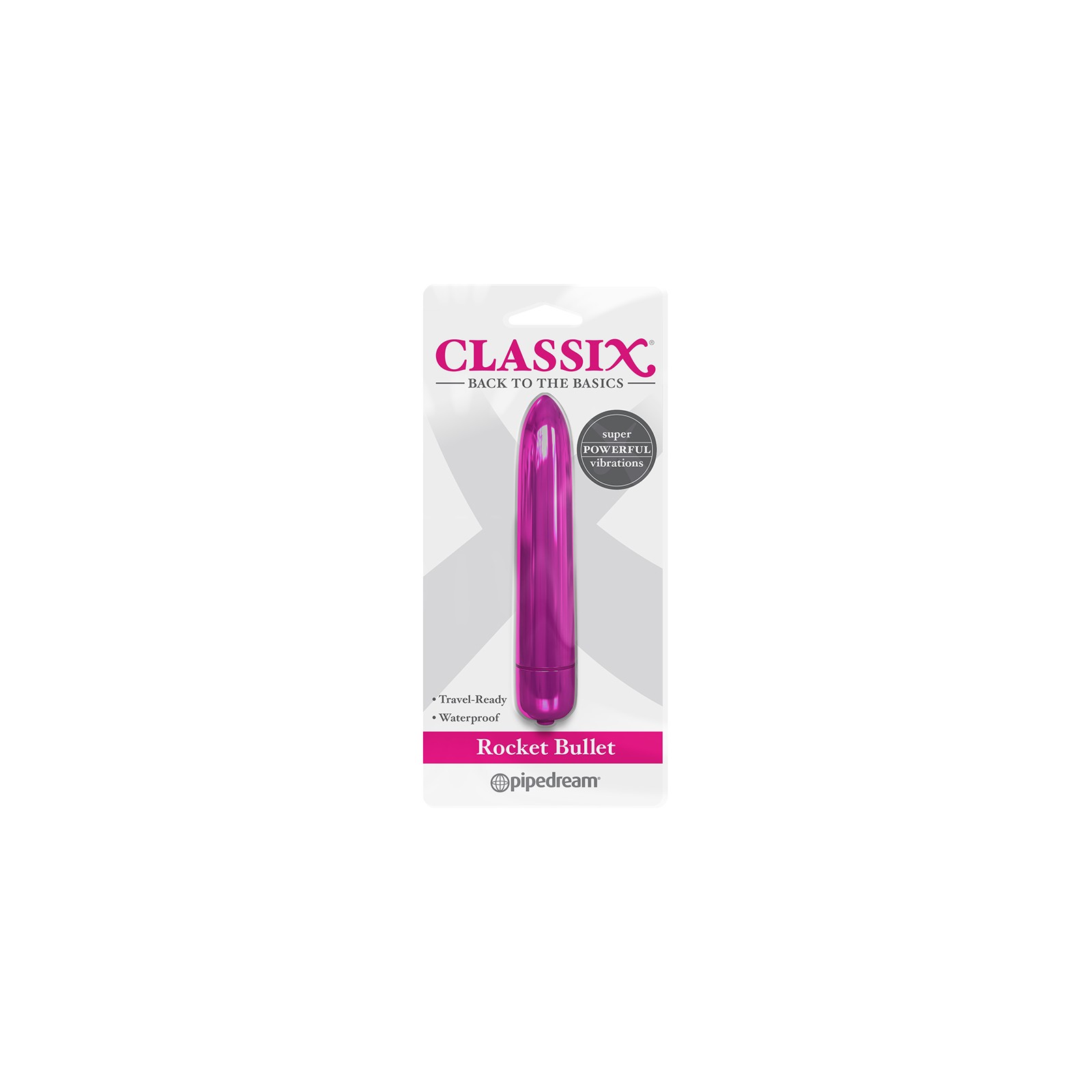 Vibrador Bullet Cohete Pipedream Clásico Rosa