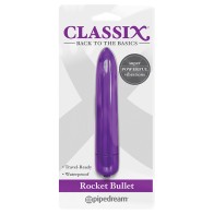 Vibrador Bullet Rocket Clásico Morado