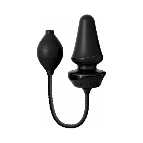 Plug Anal Inflable de Silicona Negro de Pipedream