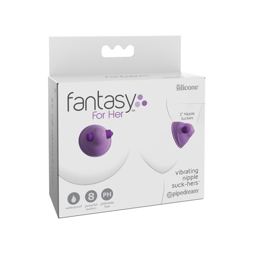 Succionador Vibrador de Pezones Pipedream Fantasy Para Ella