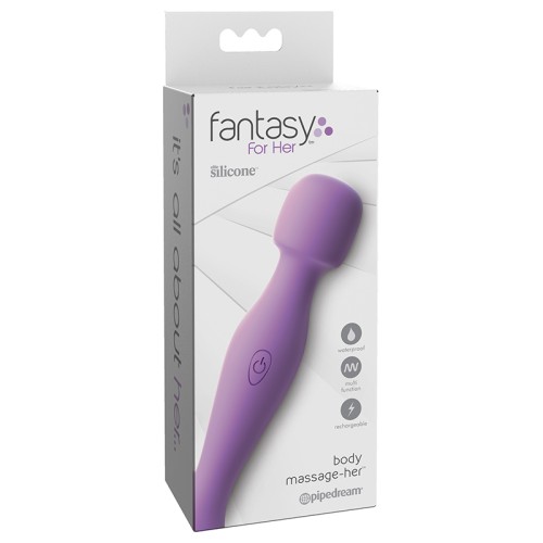 Vibrador de Varita Recargable Pipedream Morado