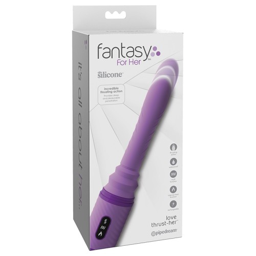 Pipedream Fantasy For Her Love Thrust-Her Vibrador Violeta