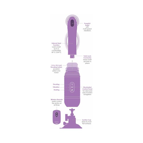 Pipedream Fantasy For Her Love Thrust-Her Vibrator Purple