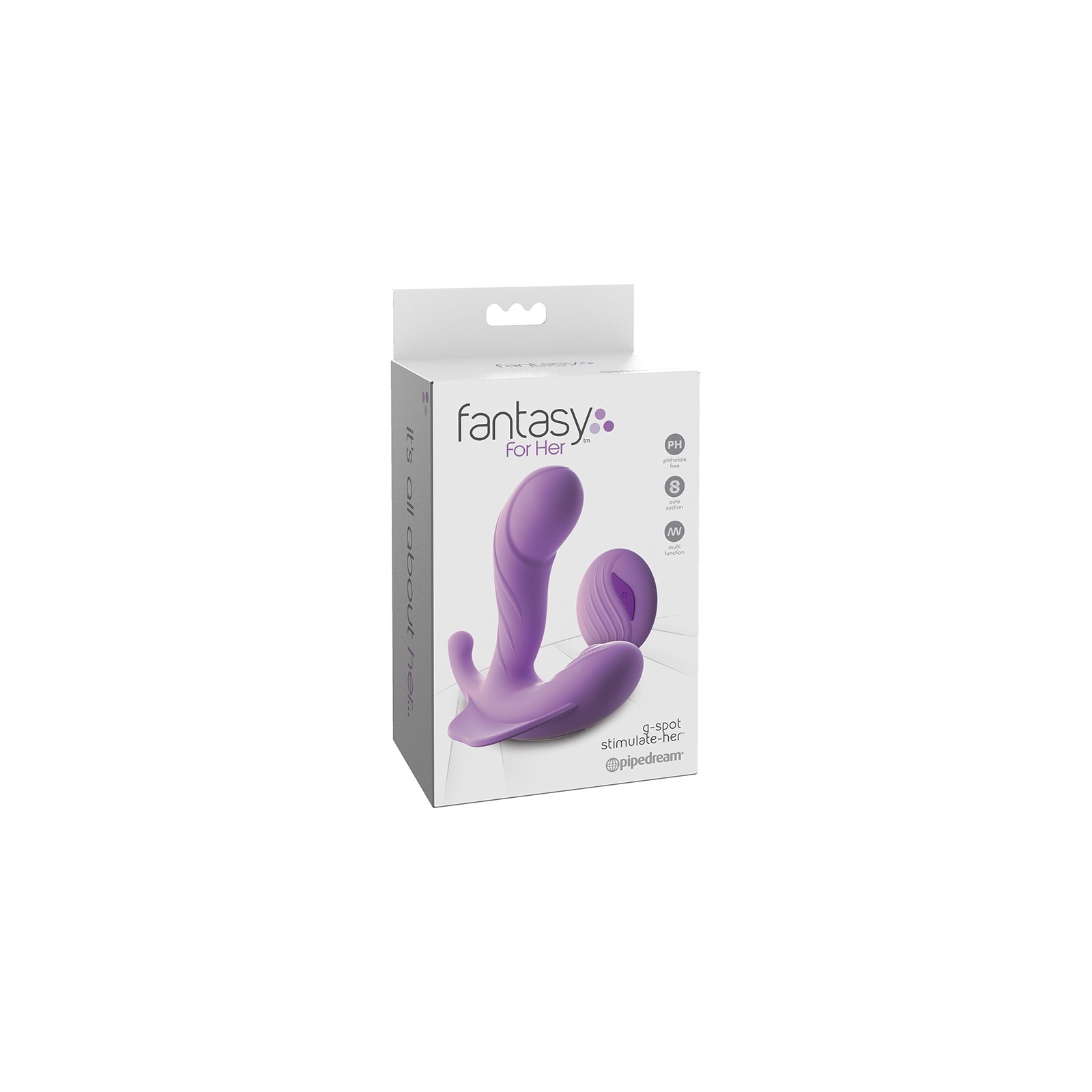 Estimulador G-Spot Pipedream Fantasy Púrpura