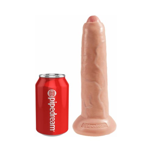 King Cock 9in Uncut Dildo for Realistic Feel