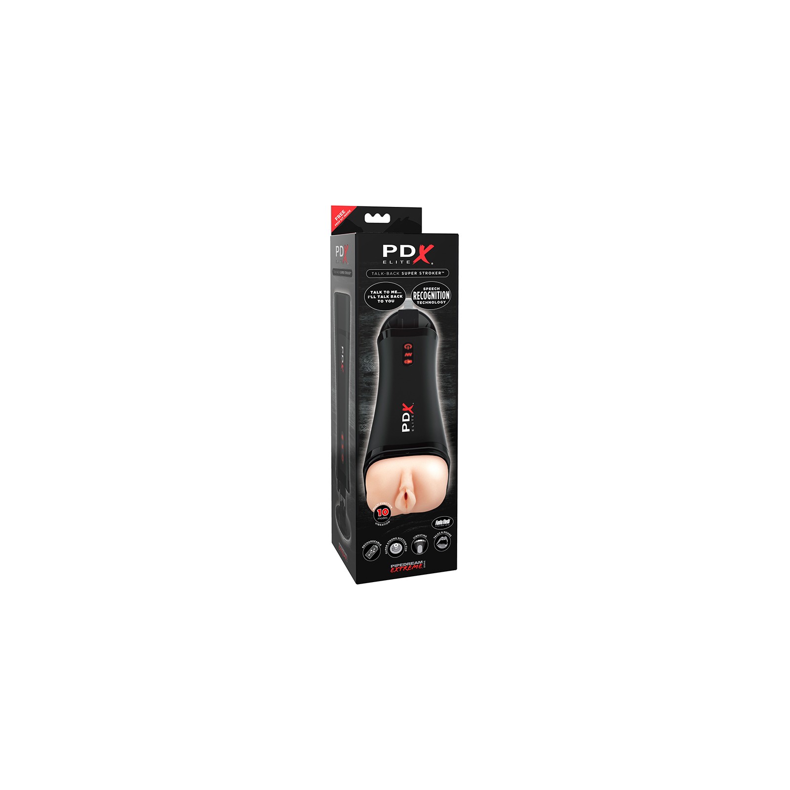 PDX Elite Talk-Back Vibrator - Realistic Pleasure