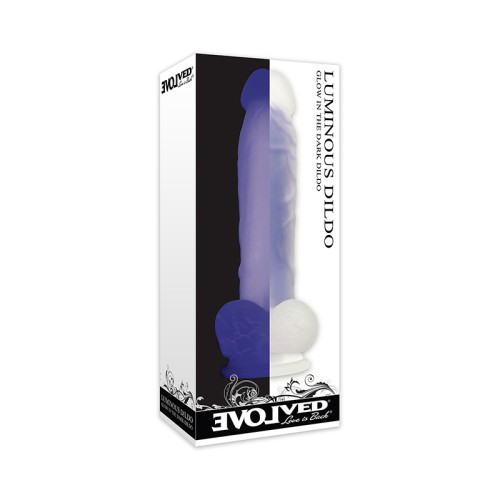 Evolved Luminous 8" Dildo with Suction Cup